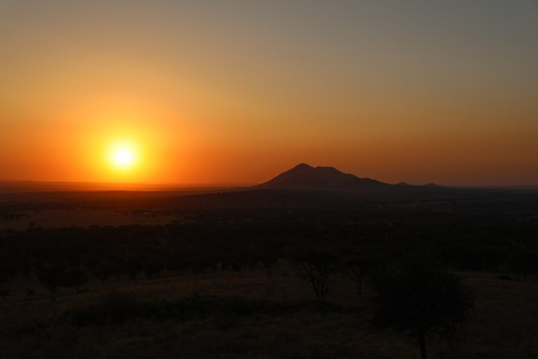 Sunrise in Tanzania